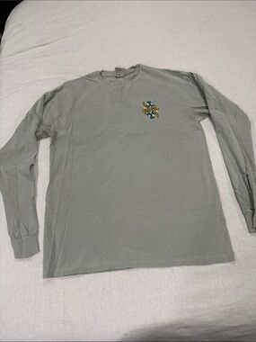 Men's Houndstooth Clothing Co. Long Sleeve Crewneck Tee in Sage Green size M